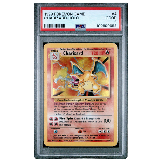 CHARIZARD SET BASE PSA 2