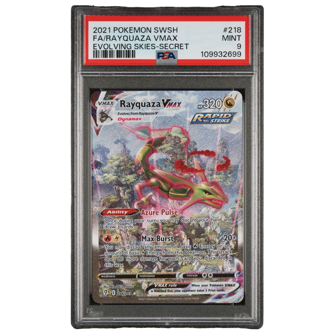 RAYQUAZA VMAX PSA 9